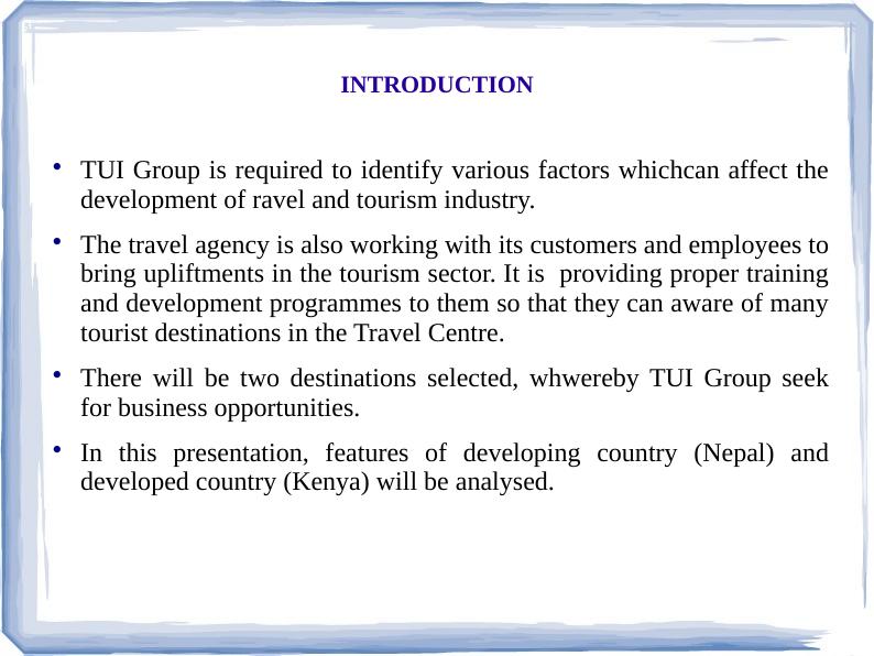 Factors Affecting Travel and Tourism Industry: A Comparative Analysis of Kenya and Nepal_2