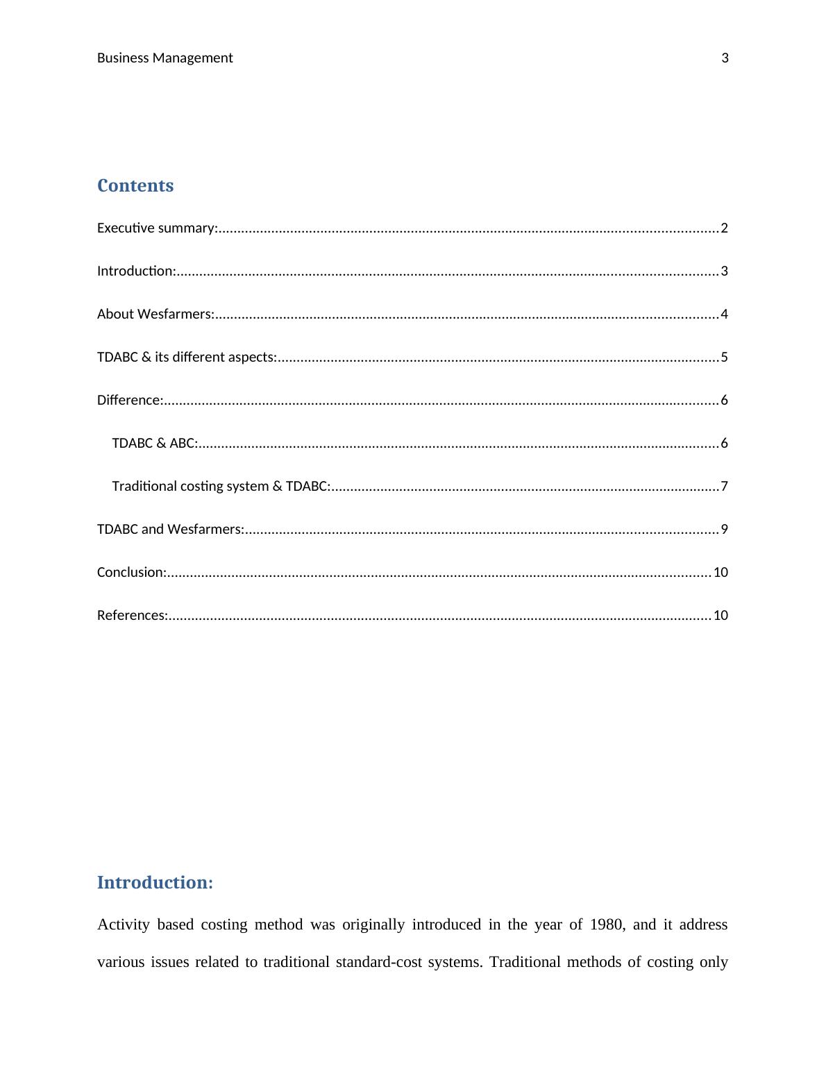 Report on TDABC model in Private Organization_3