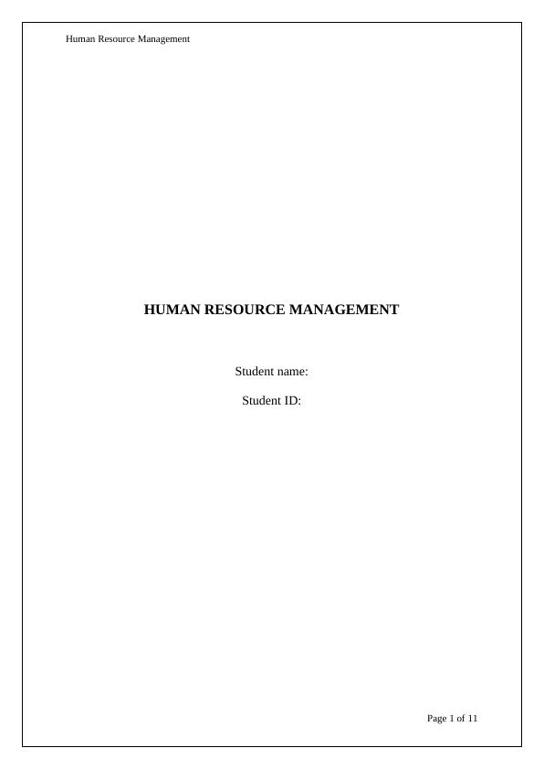 Human Resource Management and Corporate Social Responsibility_1