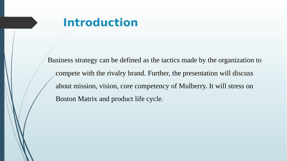 Business Strategy: Mulberry's Mission, Vision, and Core Competency_2