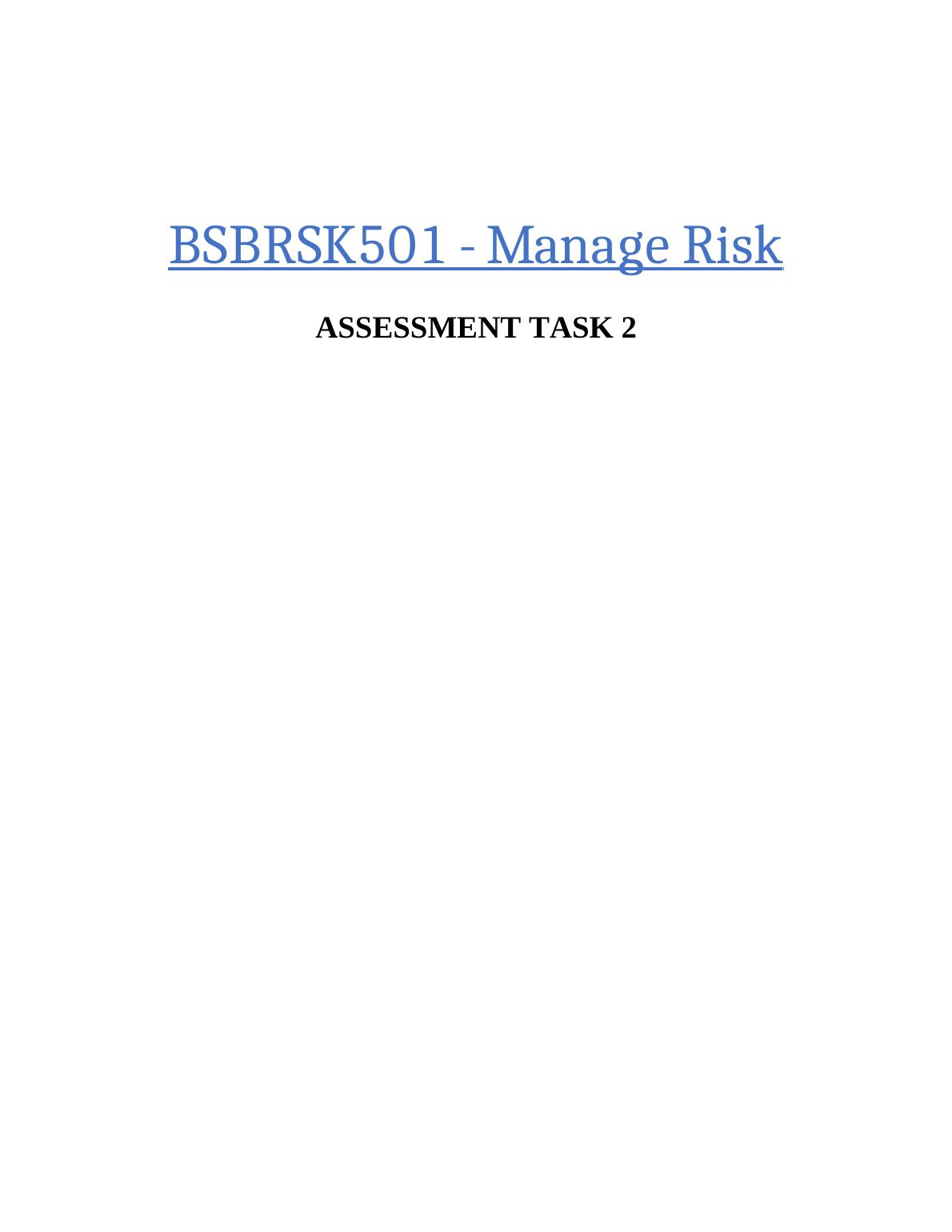 Risk Management Action Plan for NatureCare Products_1