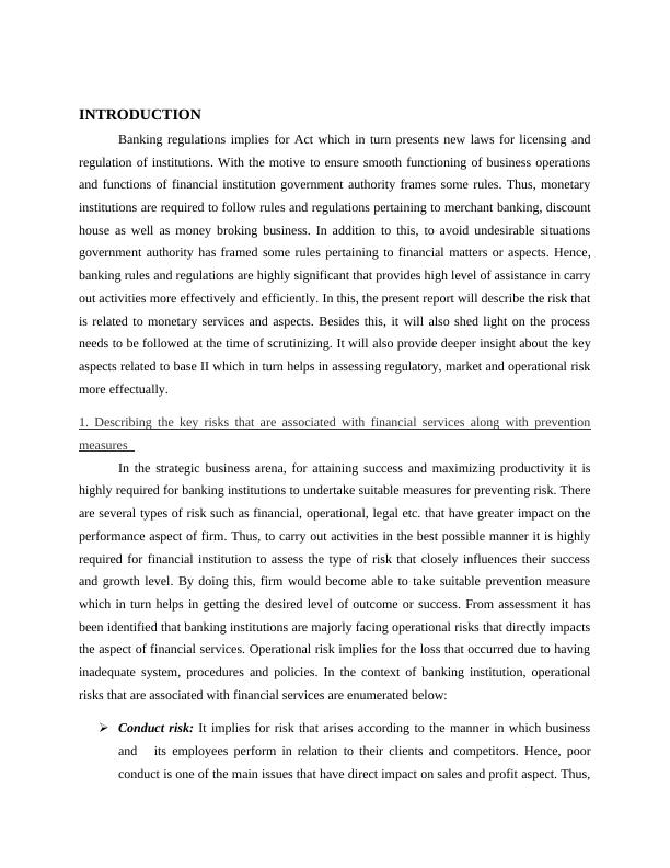 Banking Regulation Contents INTRODUCTION Banking Regulation Contents_3