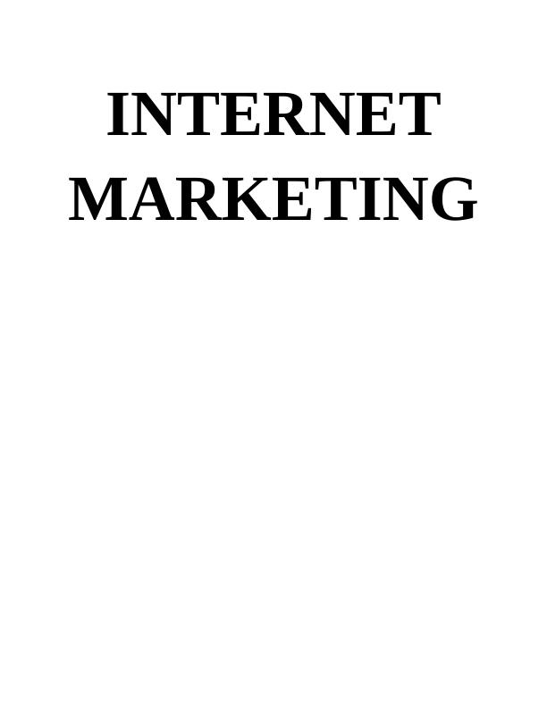 Internet Marketing Solved Assignment_1