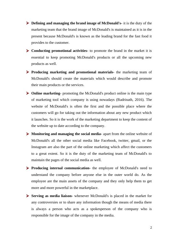 Marketing Essentials Roles and Responsibilities - McDonald's_4