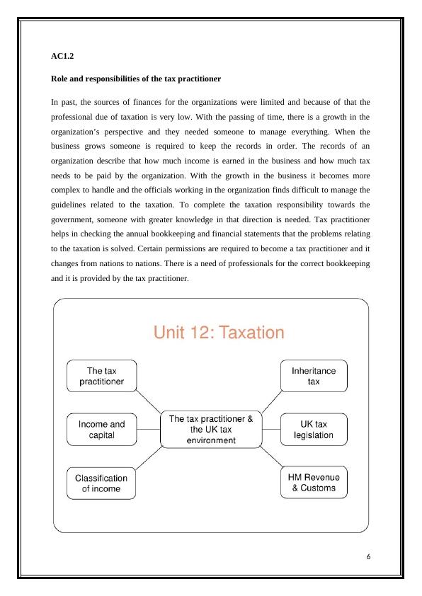 taxation assignment sample