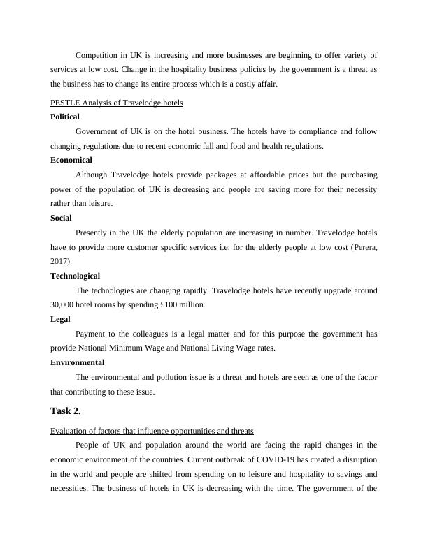 Analysis of Travelodge Hotels: SWOT, PESTLE, Leadership Styles, and Ethics