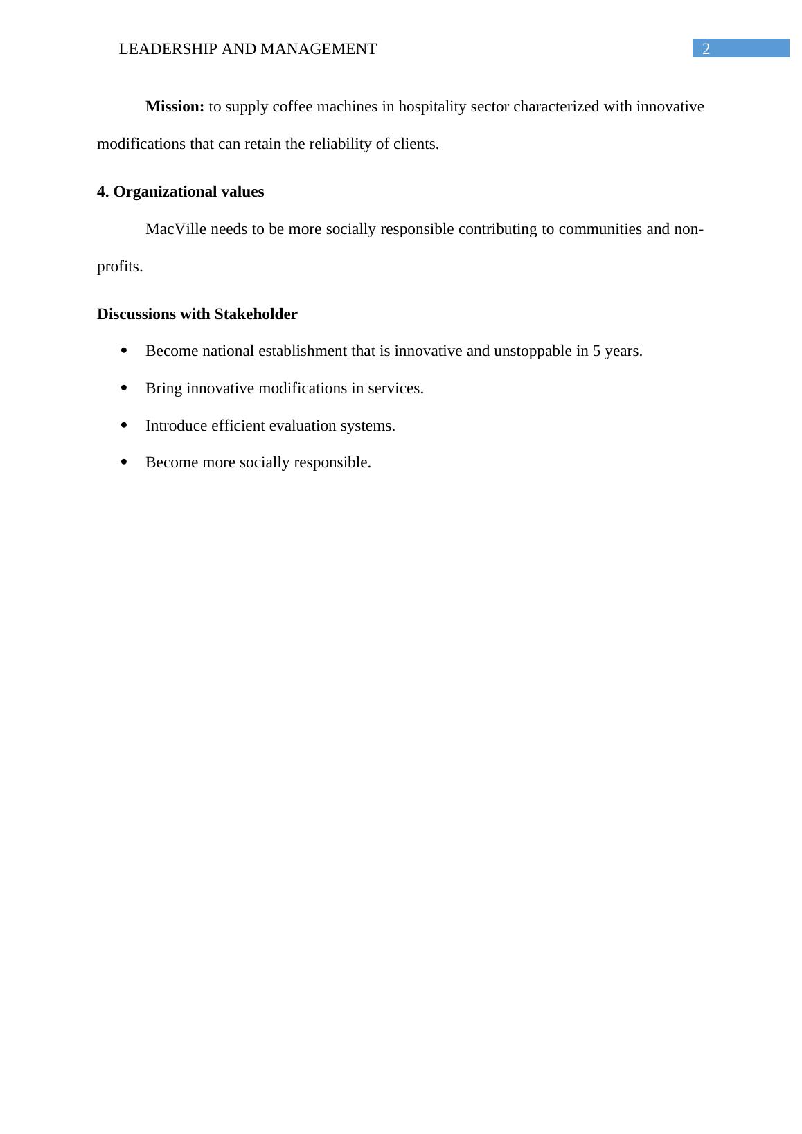 Leadership and Management -  Assignment Solved_3