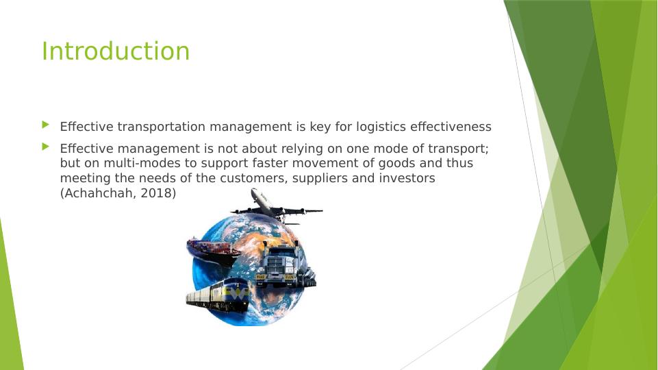 Strategic Transportation Management PDF