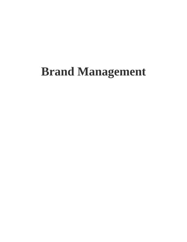 (PDF) Branding and Brand Management_1