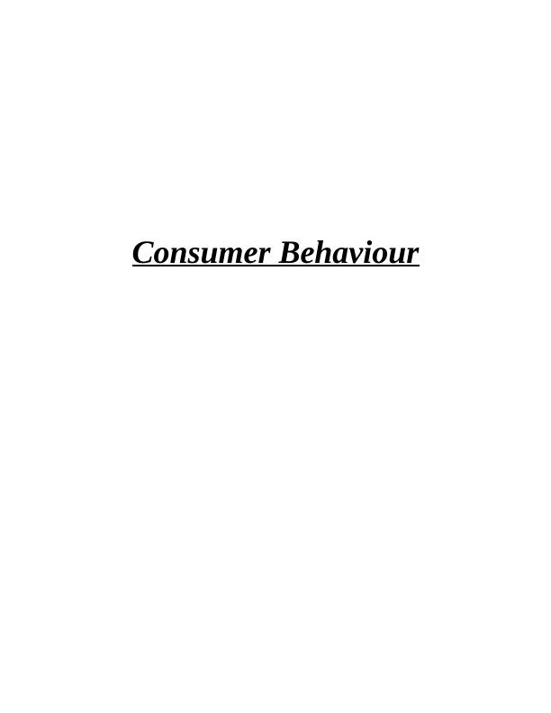 Consumer Behaviour: Segmentation, Attitudes, and Influences_1