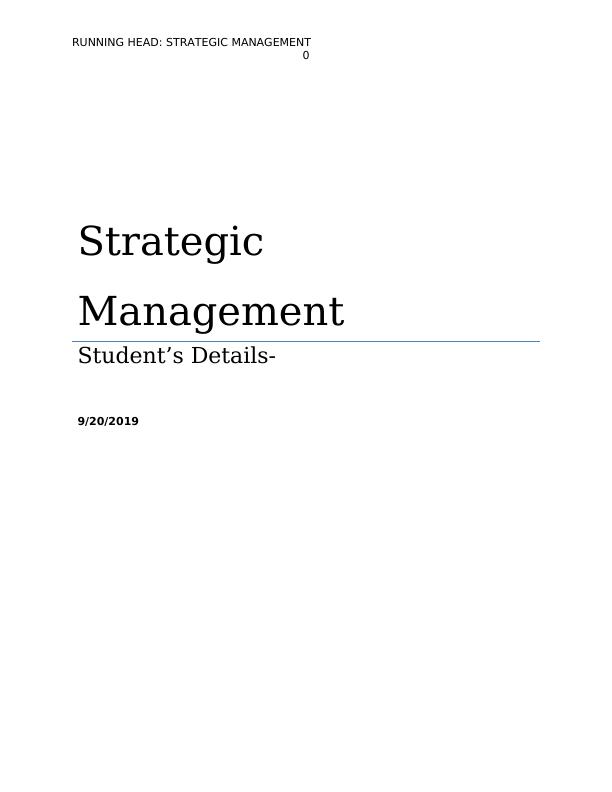 Strategic Management of ANZ Banking Group_1