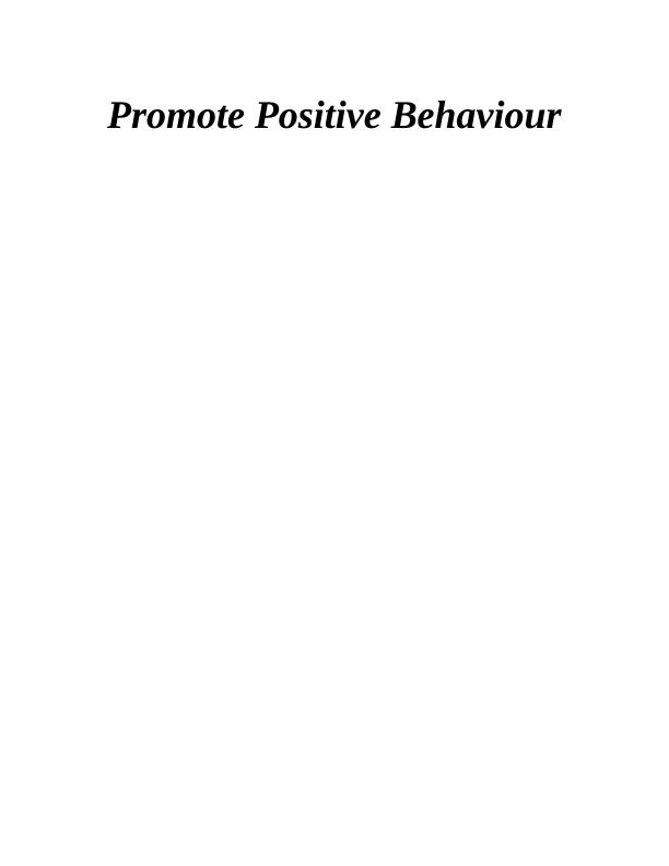 Promote Positive Behaviour_1