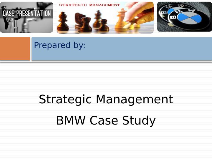 bmw case study strategic management