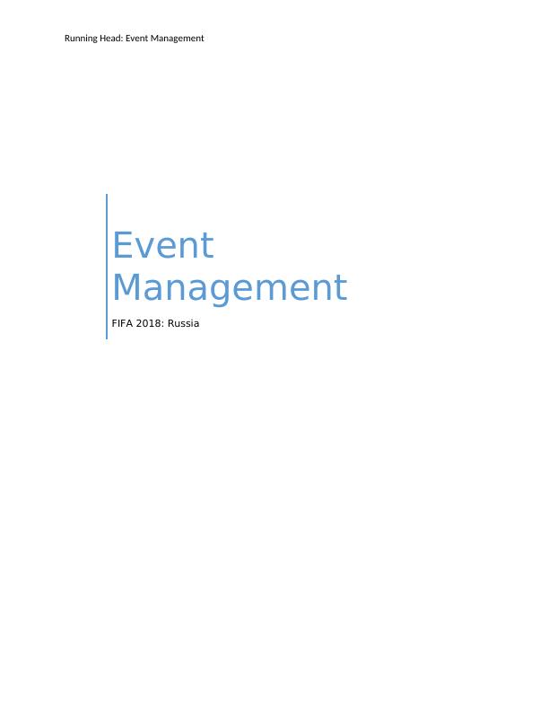 (solved) Assignment on Event Management_1
