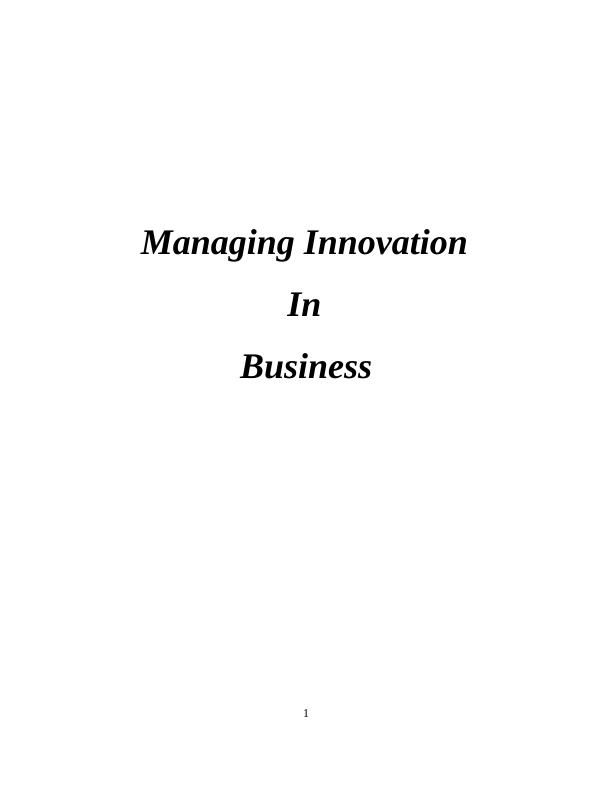 Managing Innovation In Business_1