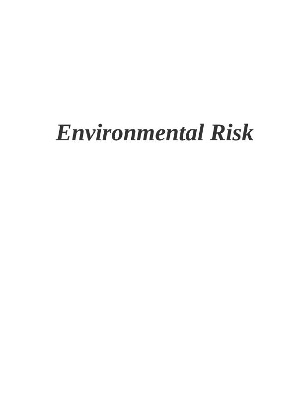 Environmental Risk and Air Pollution in Sydney_1