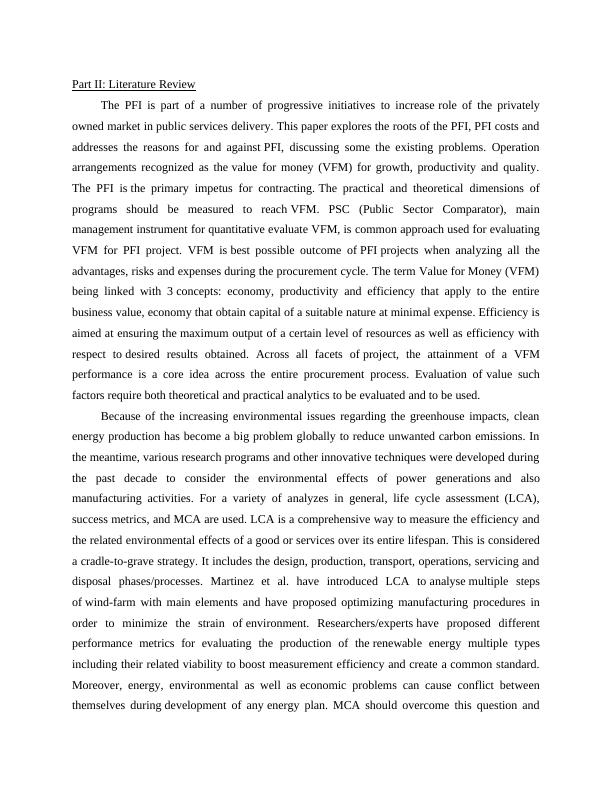 Literature Review on PFI and Clean Energy Production_3