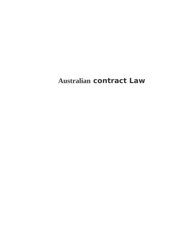 Australian Contract Law - PDF_1