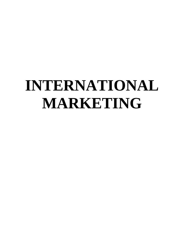 International Marketing: Drivers of Globalisation, Global Environment, and Market Entry Strategies for Nike in Guinea_1
