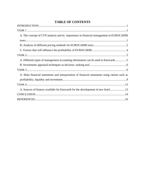 Finance and Funding in Travel Tourism Sector Assignment (Doc)_2