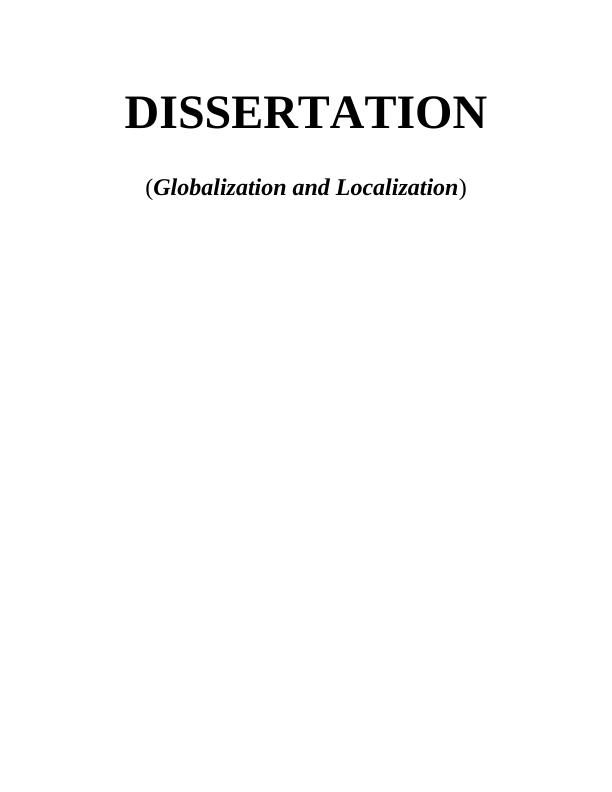 Globalization and Localization: Concepts, Merits and Demerits_1