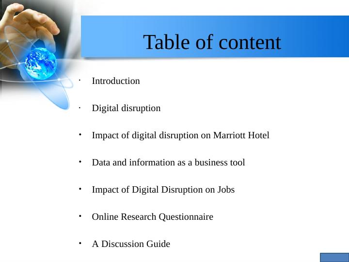Digital Disruption and its Impact on Marriott Hotel_2
