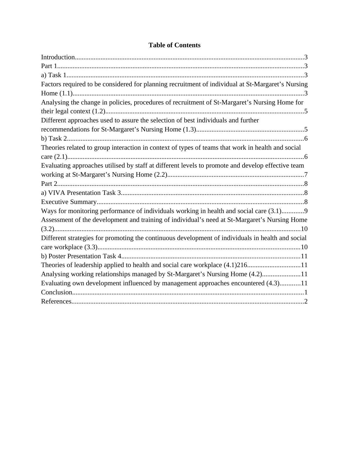 Managing Human Resources in Health & Social Care : Report_2