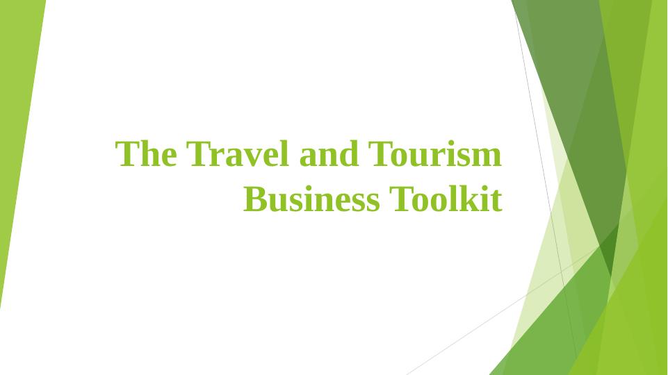 The Travel and Tourism Business Toolkit_1