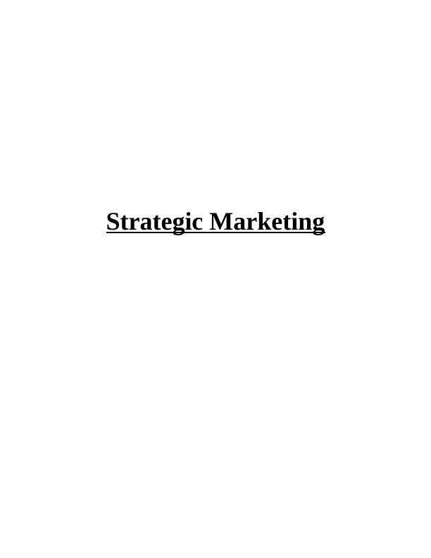 Strategic Marketing Assignment - McLaren Automotive_1