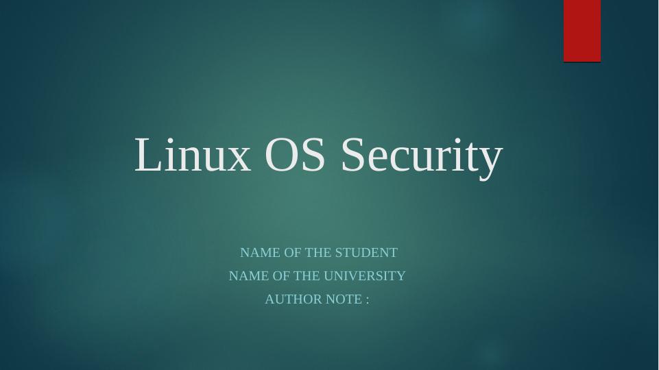 Linux OS Security_1