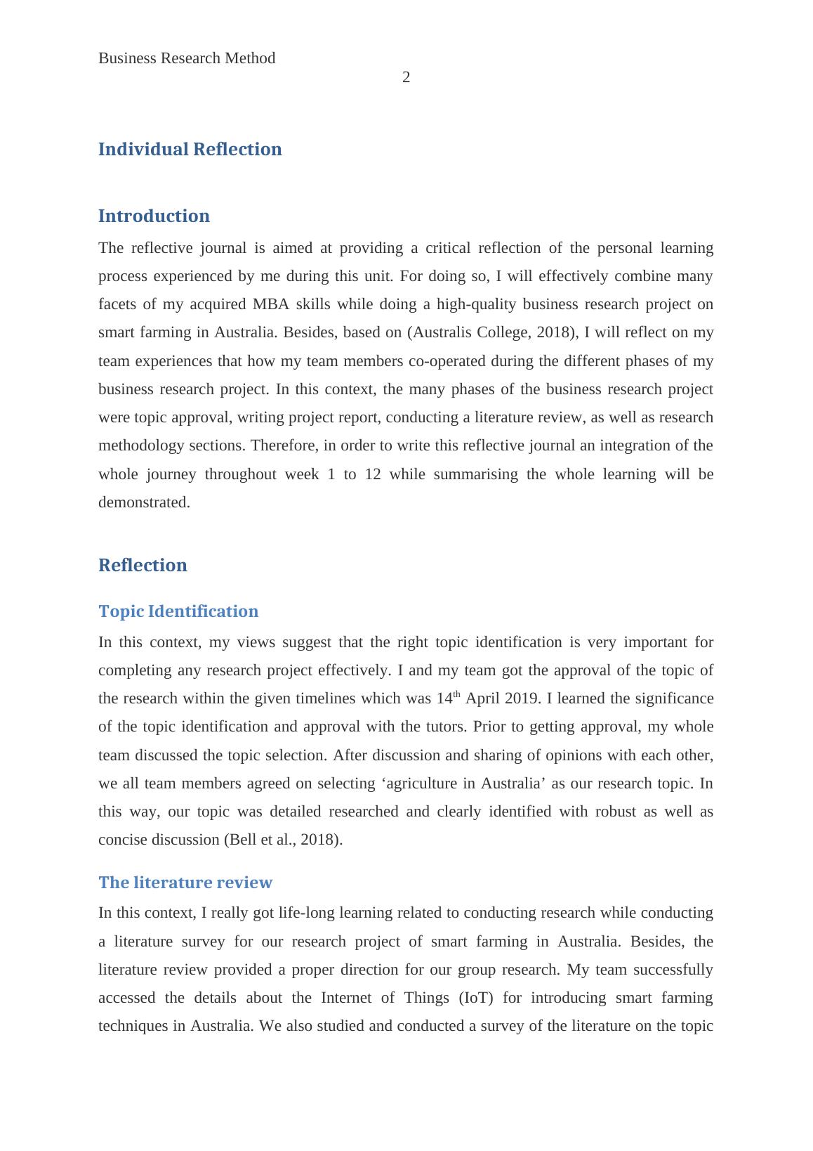 Business Research Method - Individual Reflection Journal_3