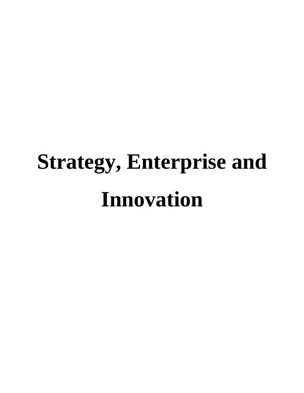Business Strategy Enterprise Assignment_1
