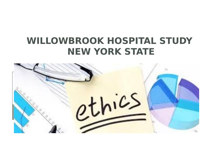 Willowbrook Hospital Study Report_1