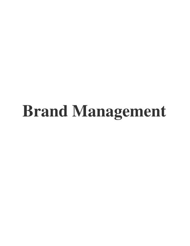 Brand Management of Apple Company_1