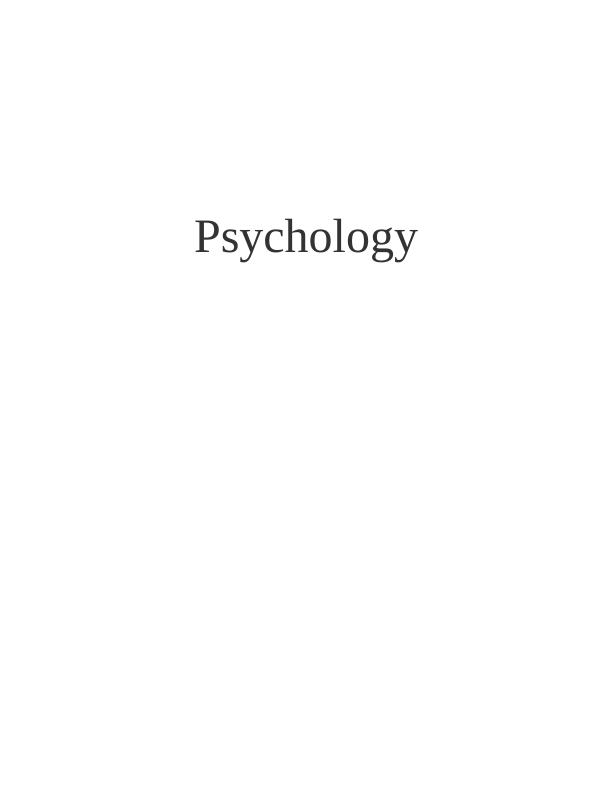 Psychology: Defense Mechanisms, Stress Coping Strategies_1