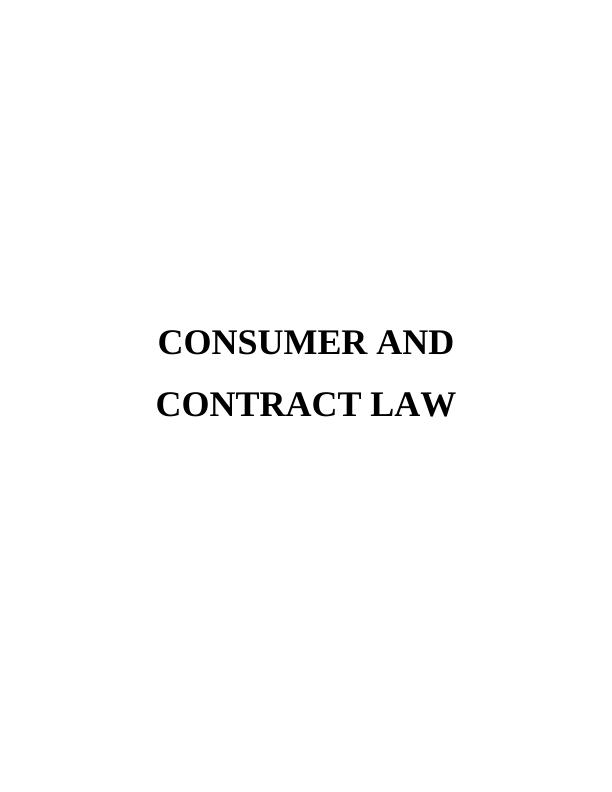 Assignment on Australian Contract Law_1