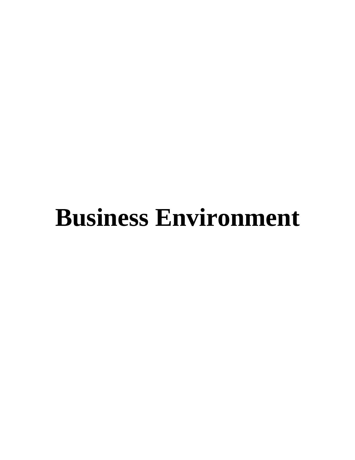 Business Environment - Urban industry_1