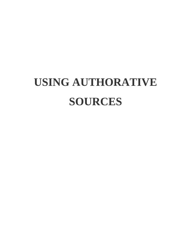 Importance of using correct referencing from authoritative sources_1
