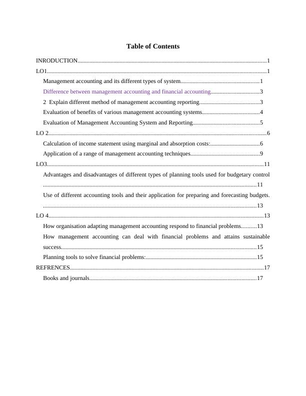 (Doc) Management Accounting Assignment - Solved_2