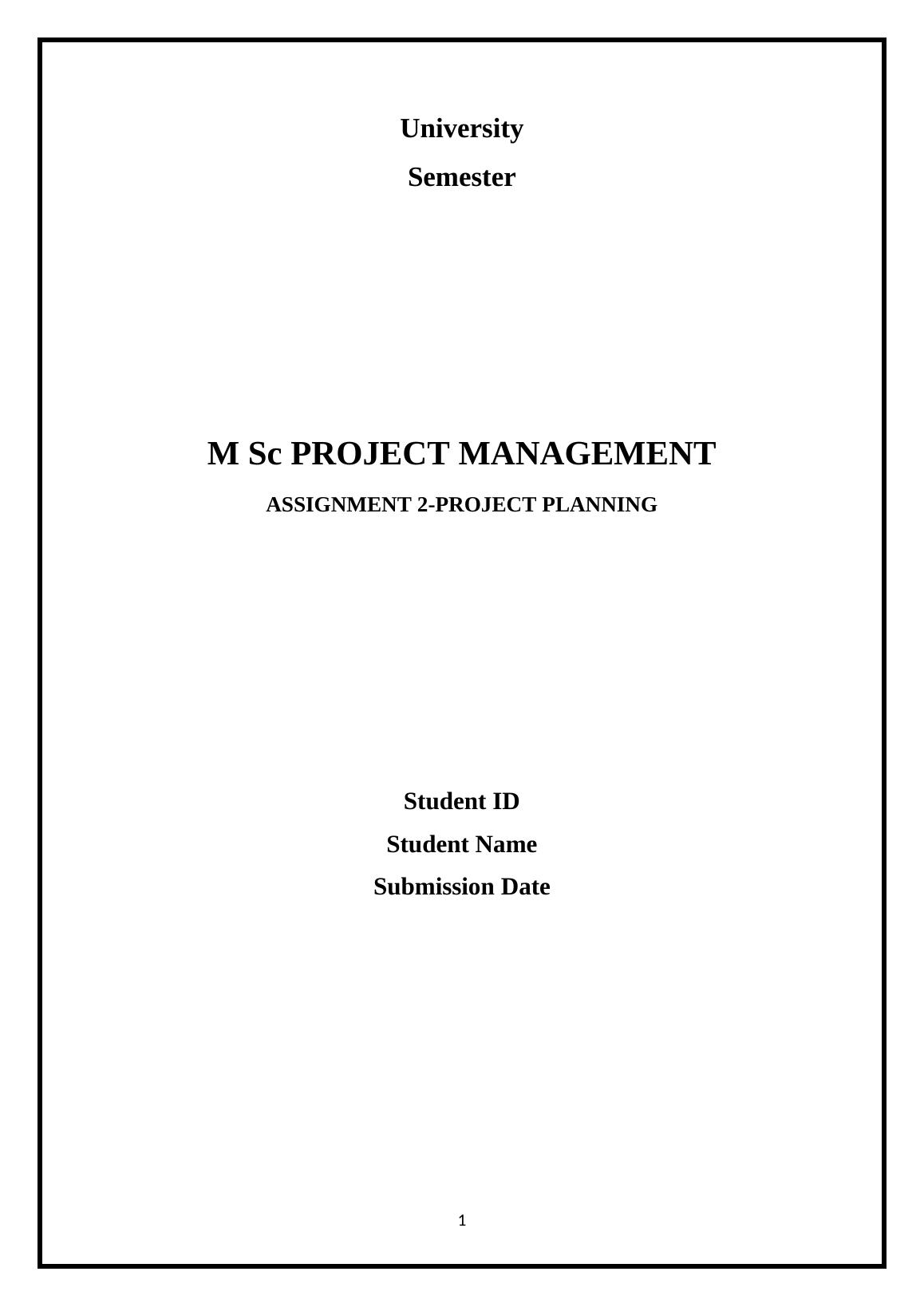 Teesside PLC Project Scheduling Plan_1