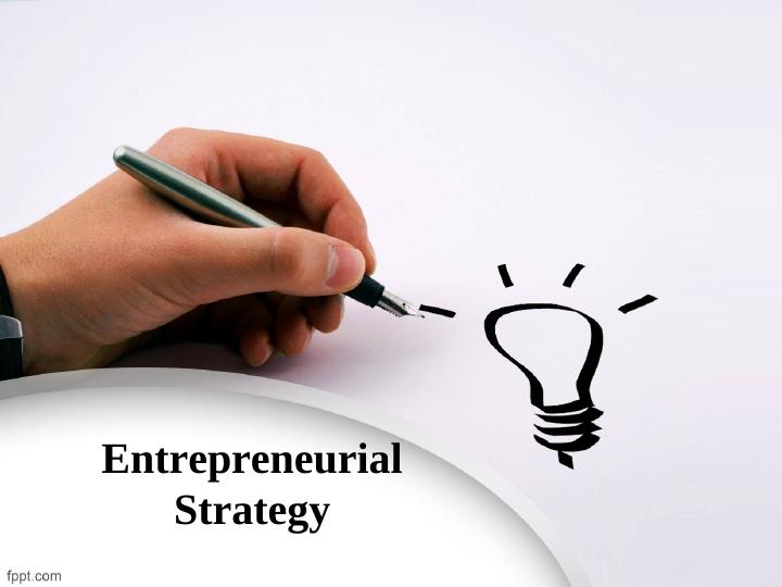 Entrepreneurial Strategy_1