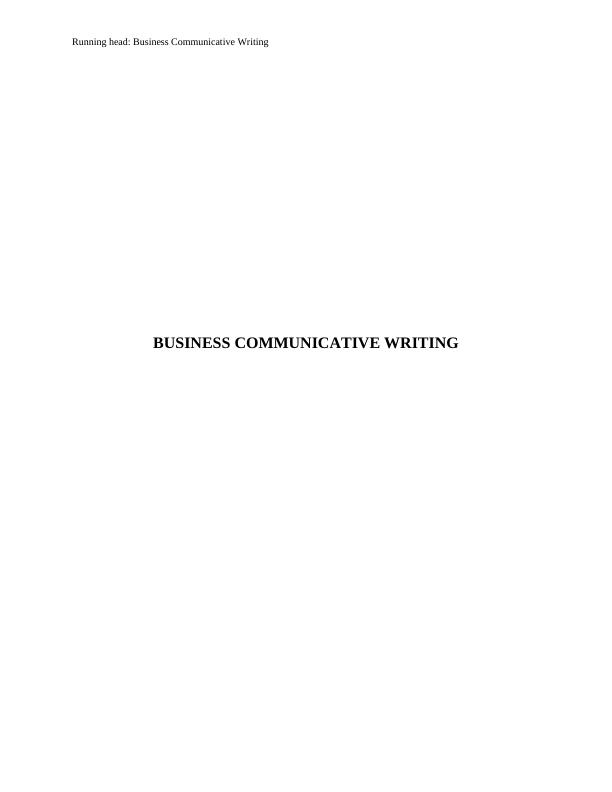 Business Communicative Writing -  Important Guidelines and Examples_1
