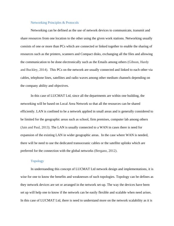 Network Design: Case Study of LUCMAT LTD_5