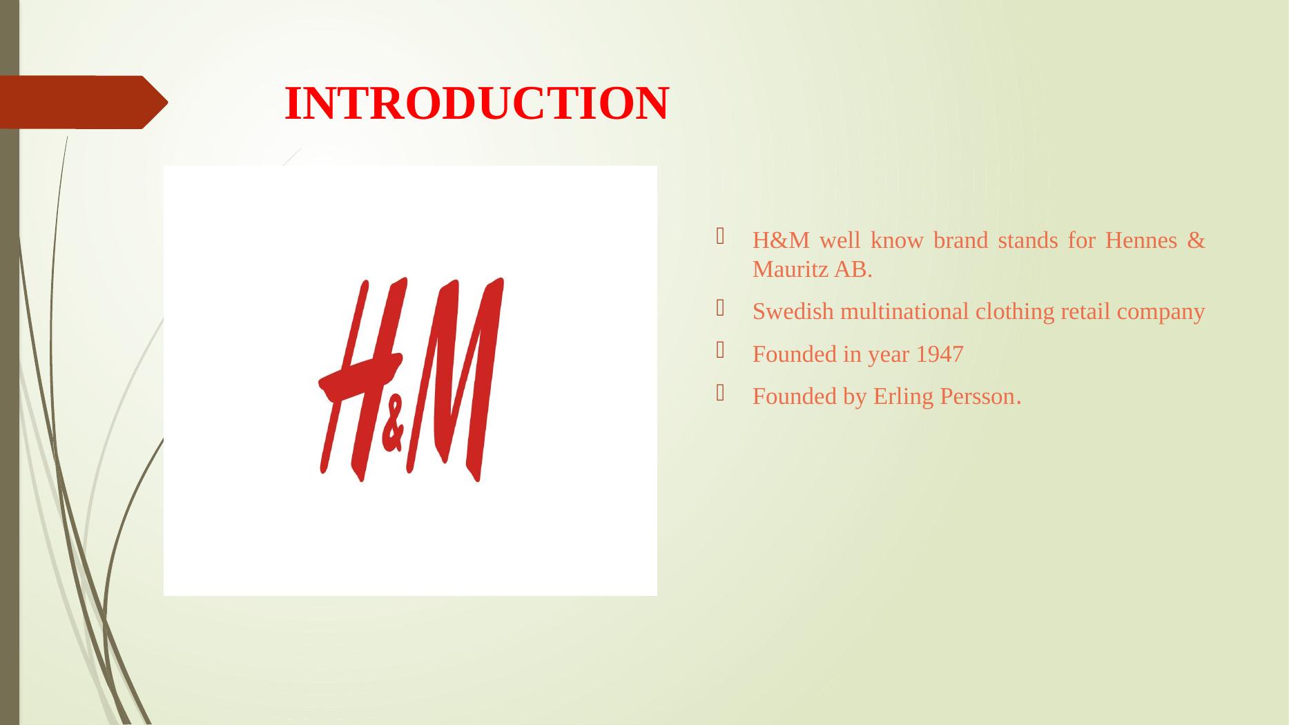 H and m outlet swot analysis