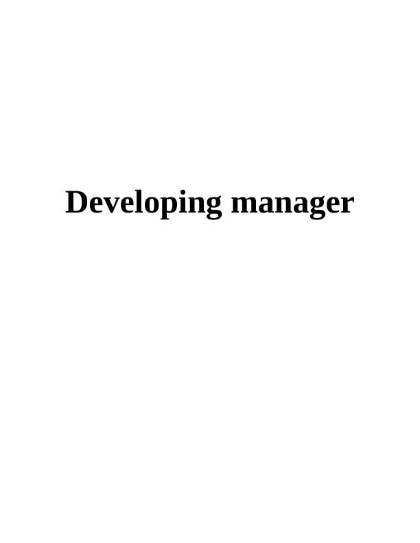 Principles & Practices Of Management Behavior - Report On Hilton Hotel_1