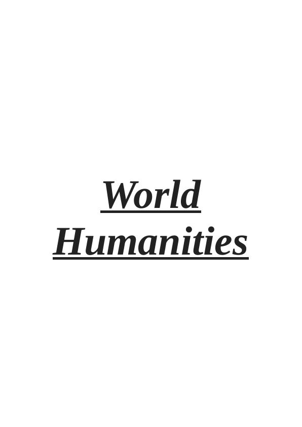 world-humanities