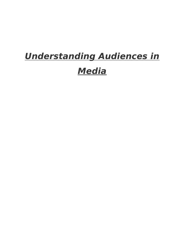 Understanding Audiences in Media_1
