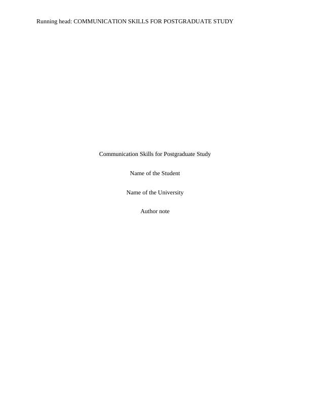Communication Skills for Postgraduate Study_1