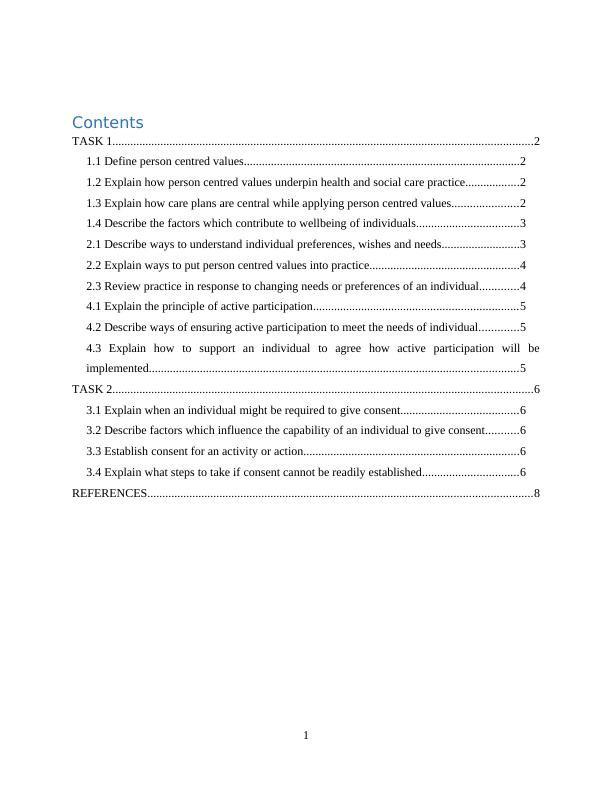 Person Centred Approaches In Health And Social Care