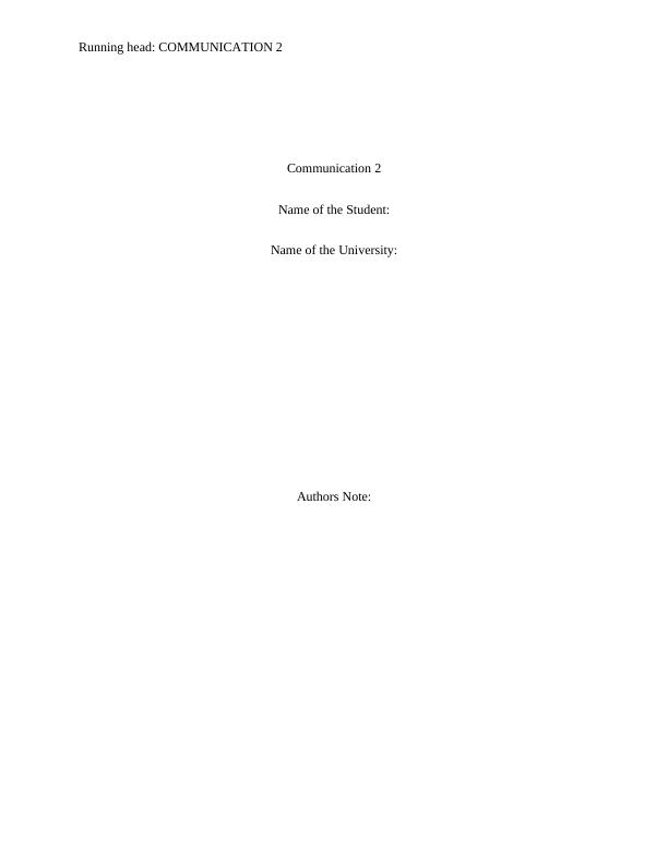 Assignment on Communication PDF_1